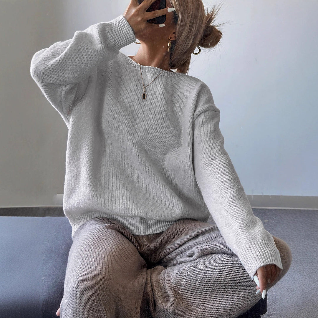 Stilla | Pullover med Udskæring I Ryggen
