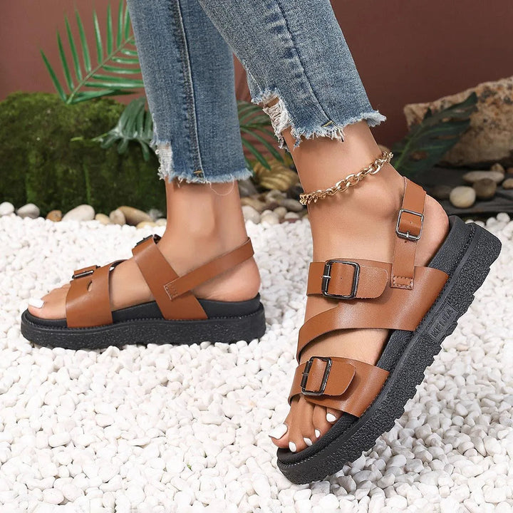 Skovae | Damer Sandaler Med Tyk Sål Casual
