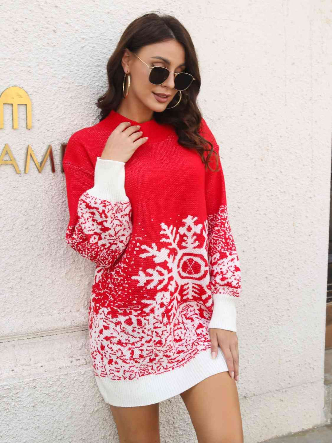 Stilla | Mønster Sweater Kjole