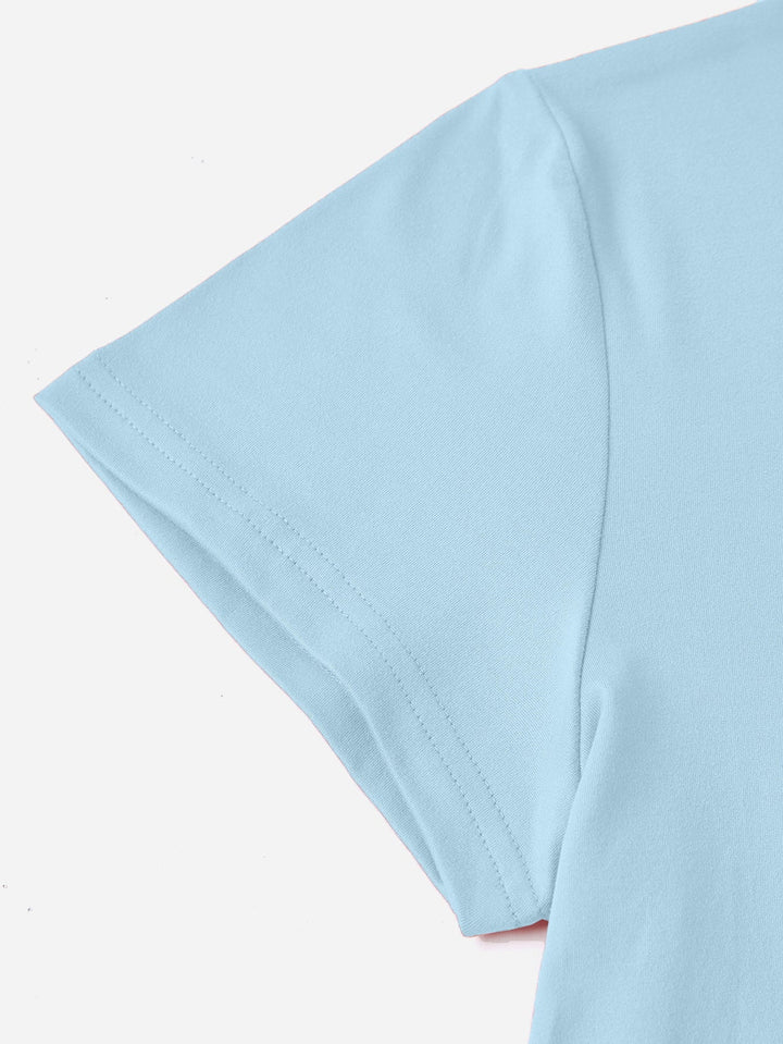 Stilla | Rund Hals Korte Ærmer T-Shirt