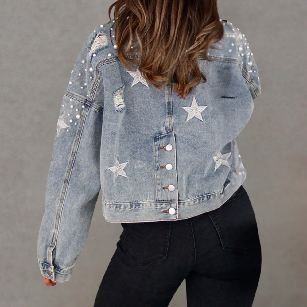 Stilla | Stilfuld Denim Jakke til Kvinder
