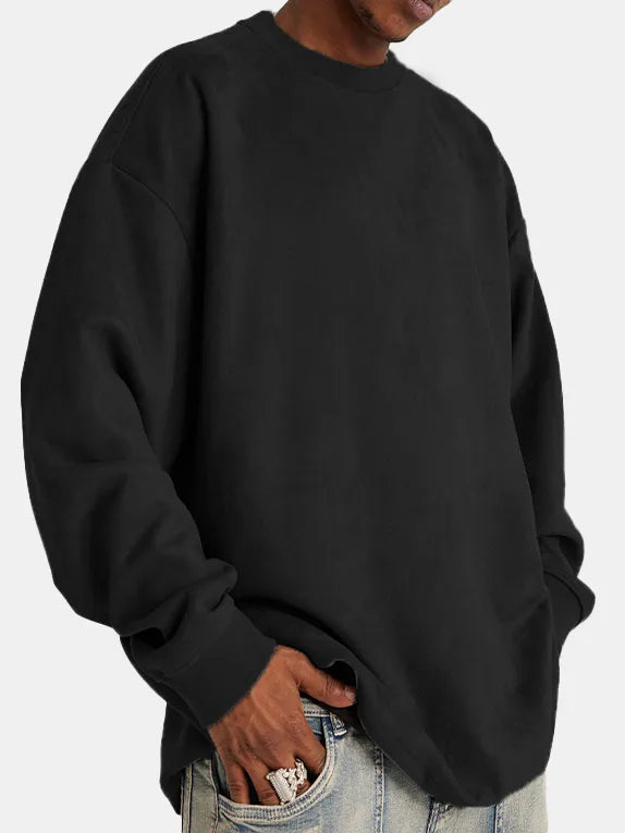 Stilla | Klassisk Suede-Pullover til Mænd
