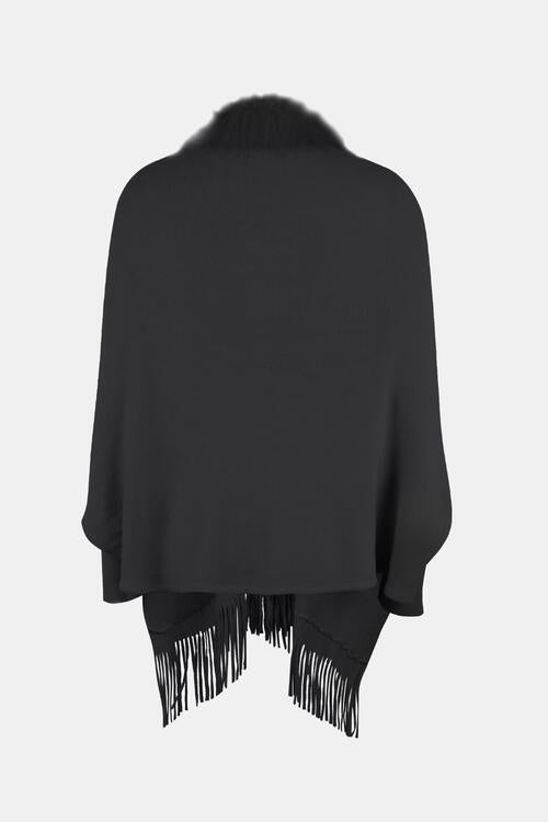 Stilla | Åben Front Langærmet Poncho