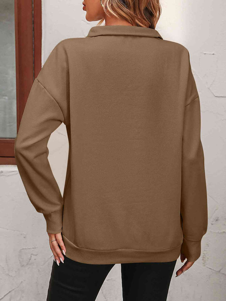 Stilla | op Droppet Skulder Sweatshirt