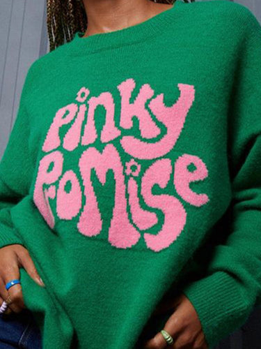 Stilla | PROMISE Rund Hals Drop Skulder Sweater