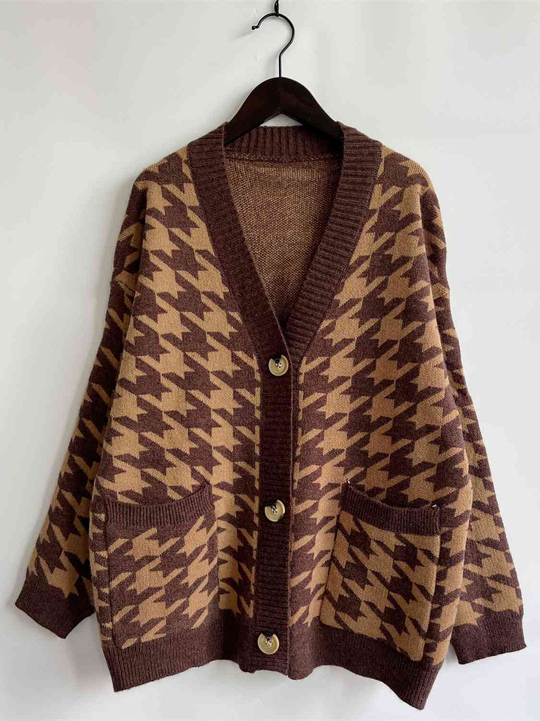 Stilla | Knap Front Cardigan Med Lommer