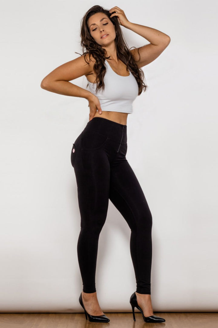 Stilla | Zip Detail Skinny Long Jeans