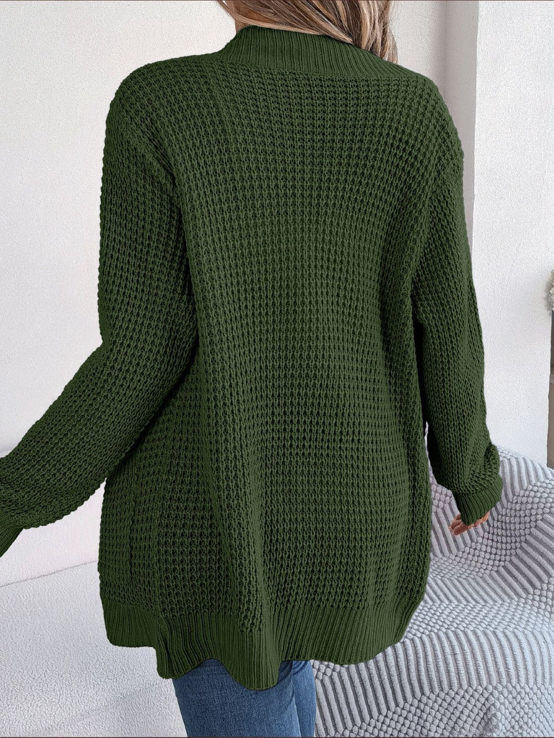 Stilla | Front langærmet cardigan med lommer