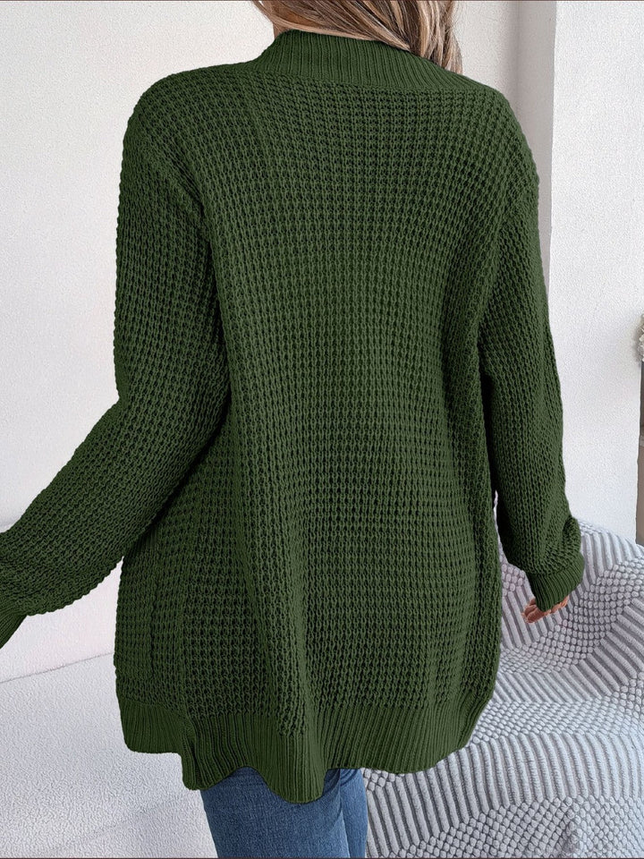Stilla | Front langærmet cardigan med lommer