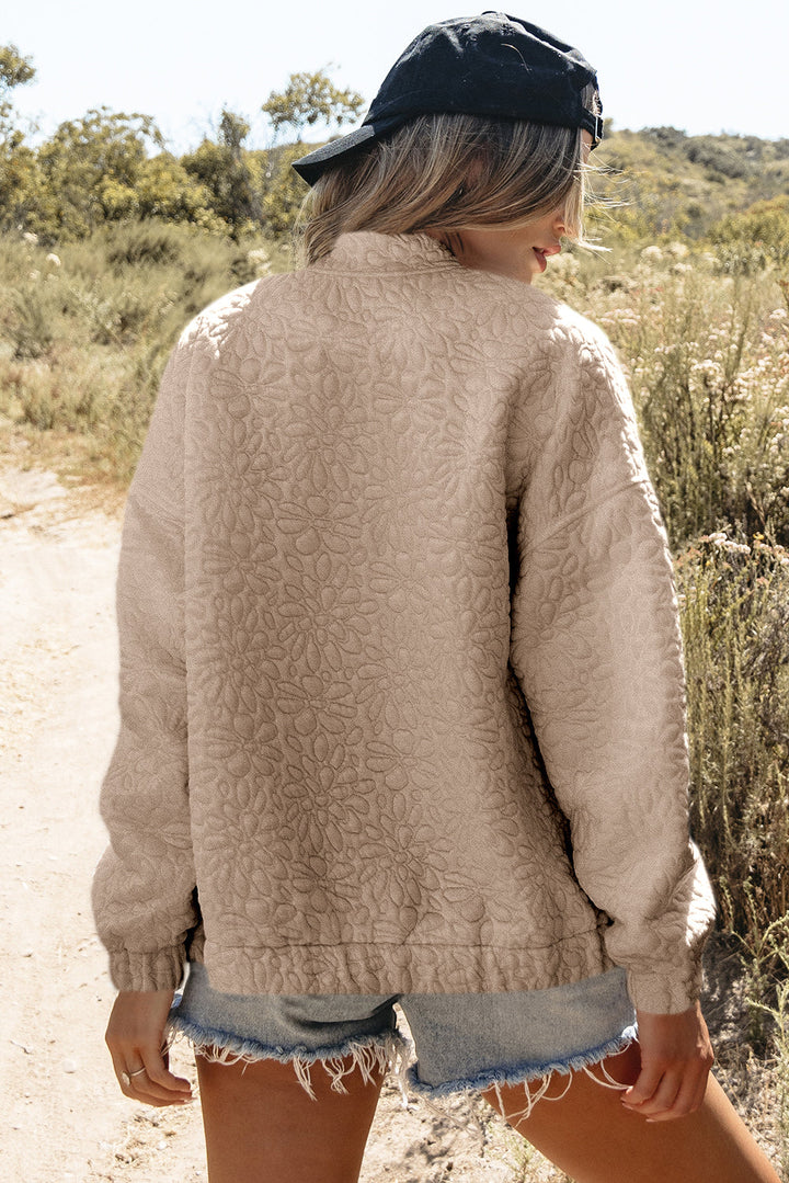 Stilla | Quiltet Jakke med Lynlås Polyester Let & Trendy