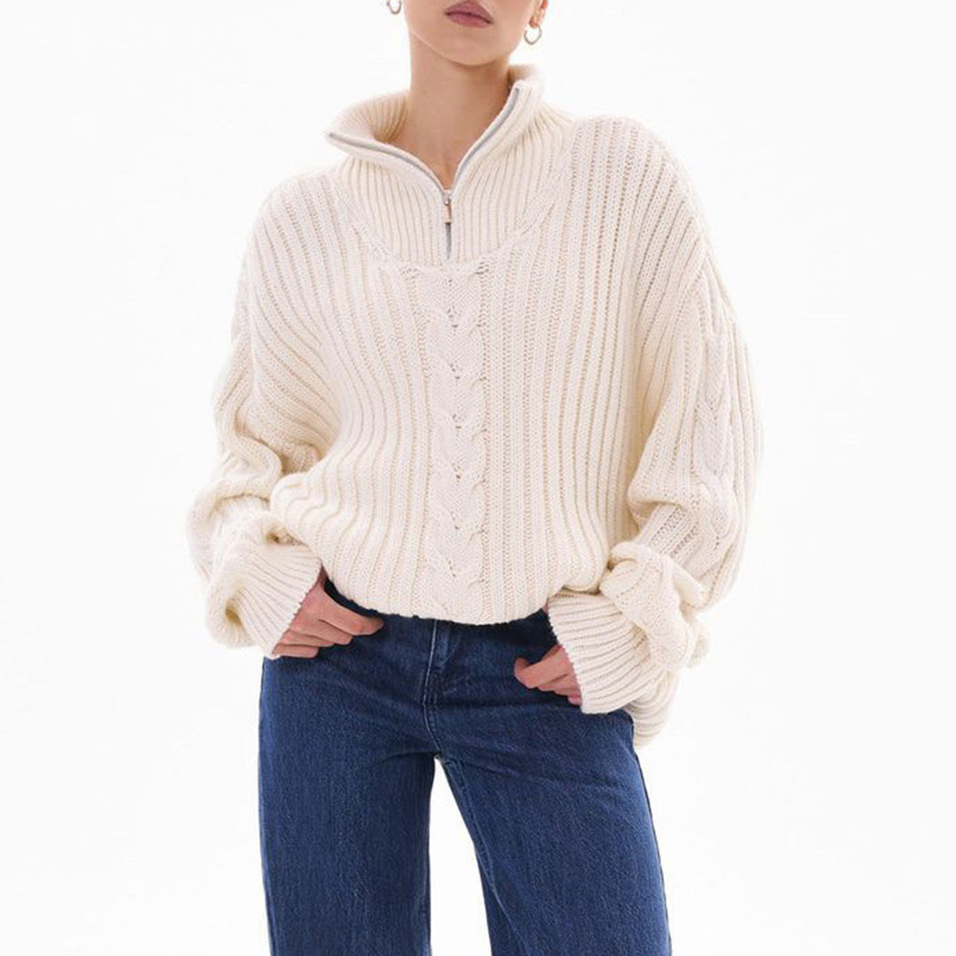 Stilla | Half Zip Langærmet Sweater