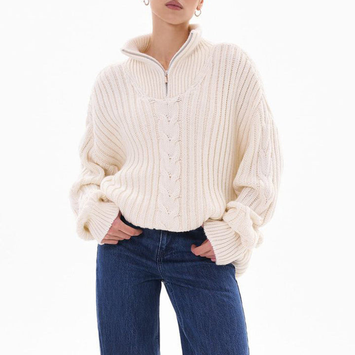 Stilla | Half Zip Langærmet Sweater
