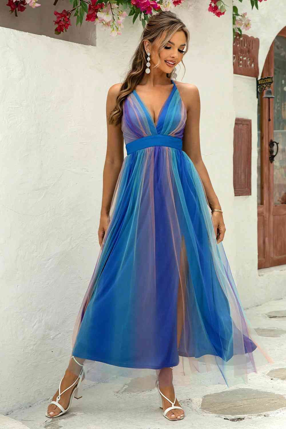 Stilla | Rygfri Mesh Kjole