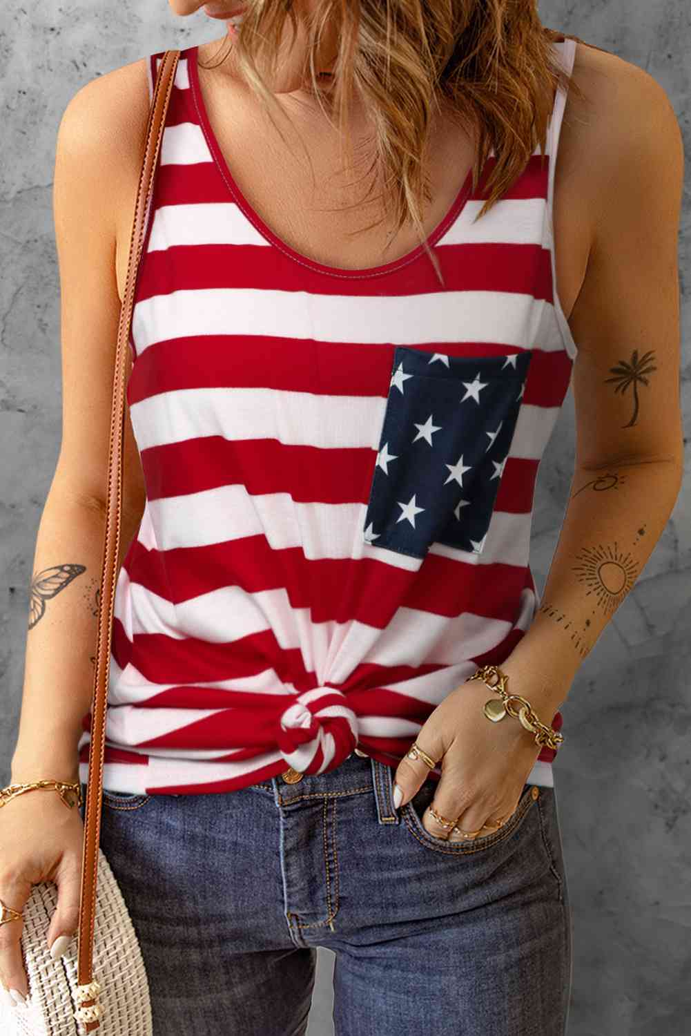 Stilla | Stripe Scoop Neck Tank