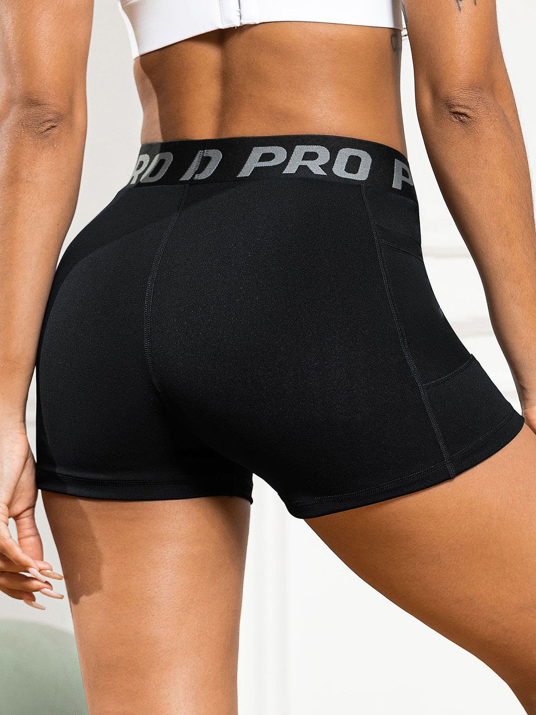 Stilla | Talje Active Shorts med Lommer