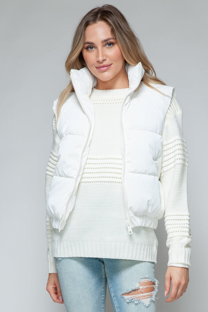 Stilla | Snob Quilted Vest Med Fin Pelsforing
