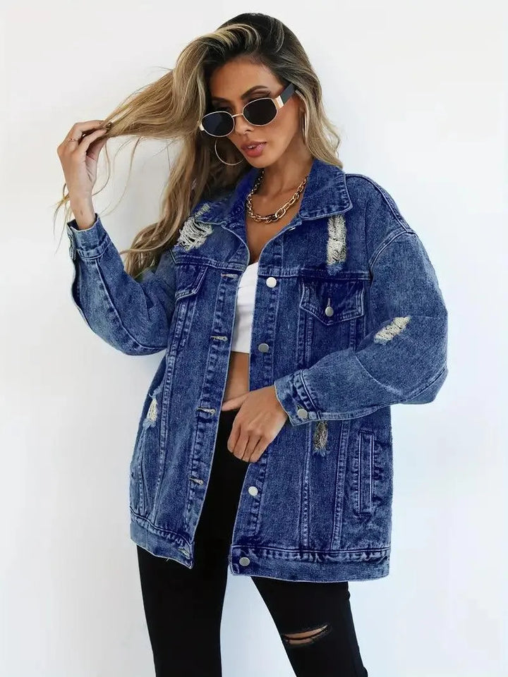 Stilla | Oversized Jeansjakke til damer