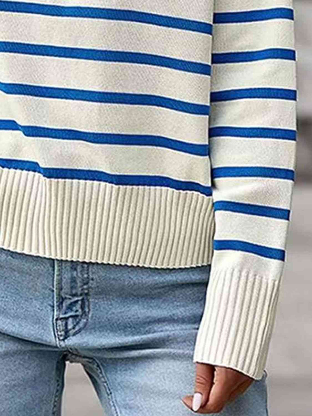 Stilla | Kravehals Strik Top
