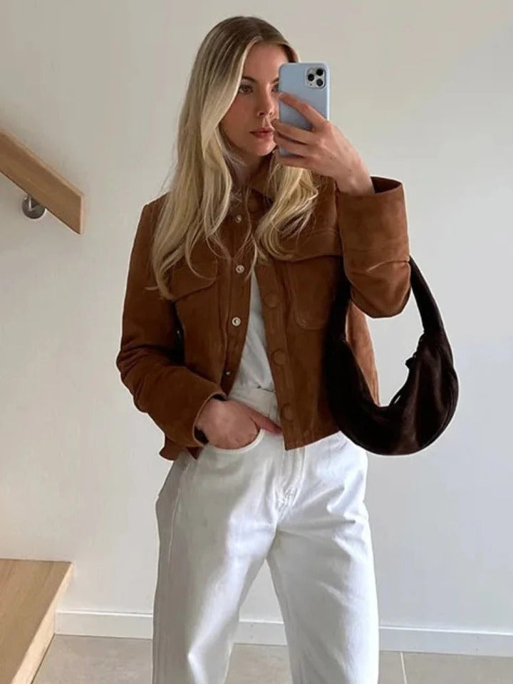 Stilla | Elegant Suede Jakke