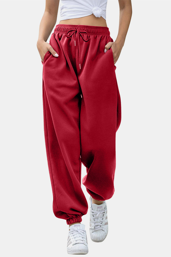 Stilla | Joggebukser med elastisk liv og lommer