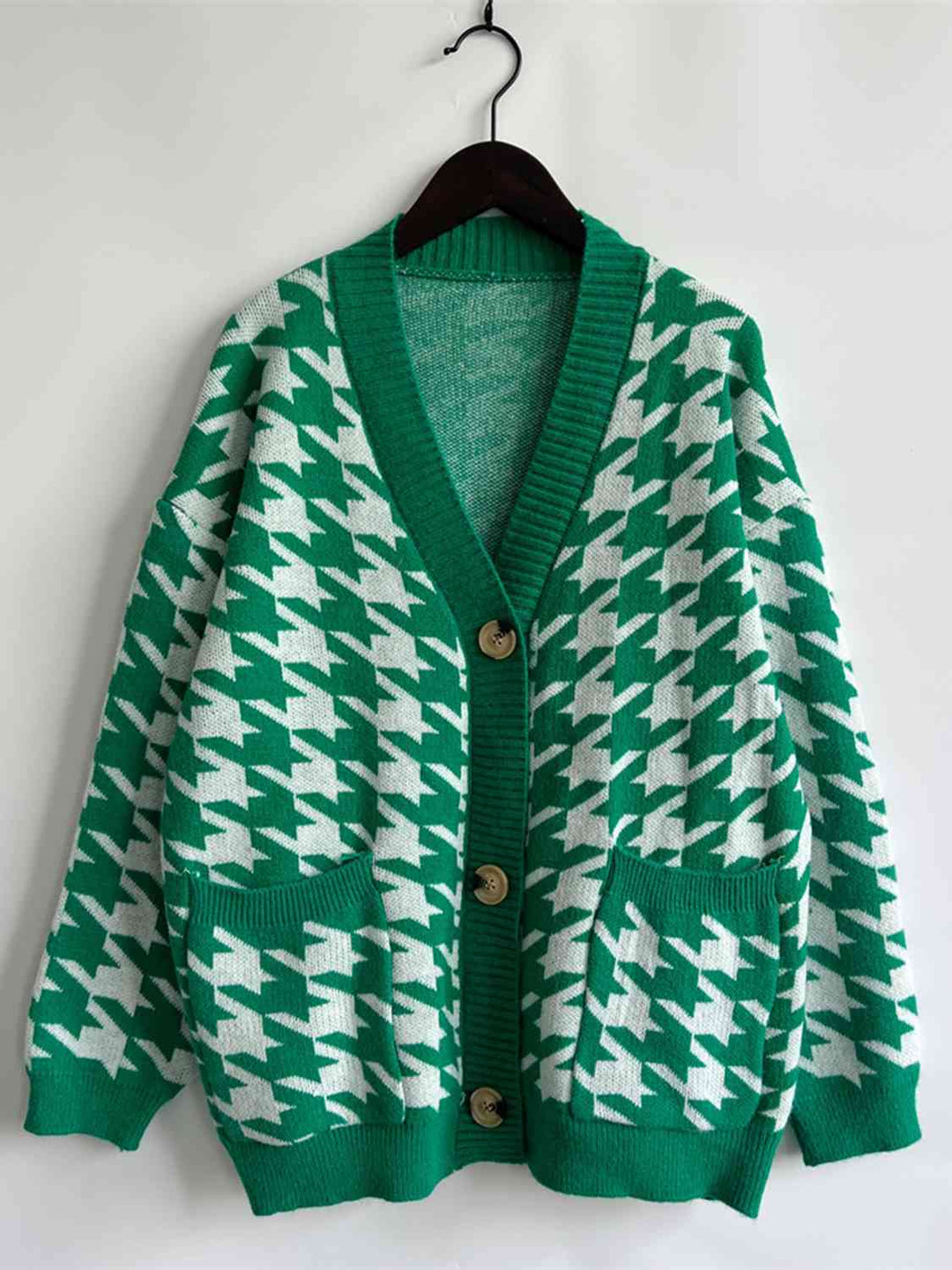 Stilla | Knap Front Cardigan Med Lommer