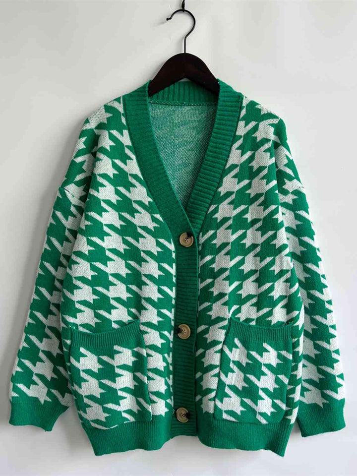 Stilla | Knap Front Cardigan Med Lommer