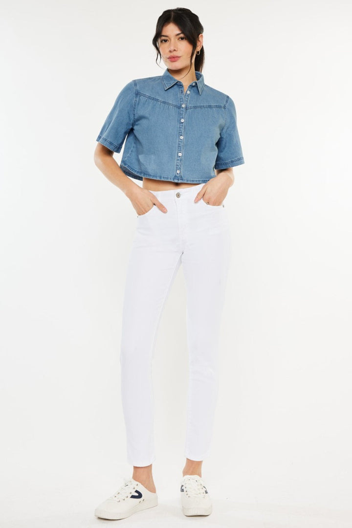 Stilla | Høj talje ankel skinny jeans