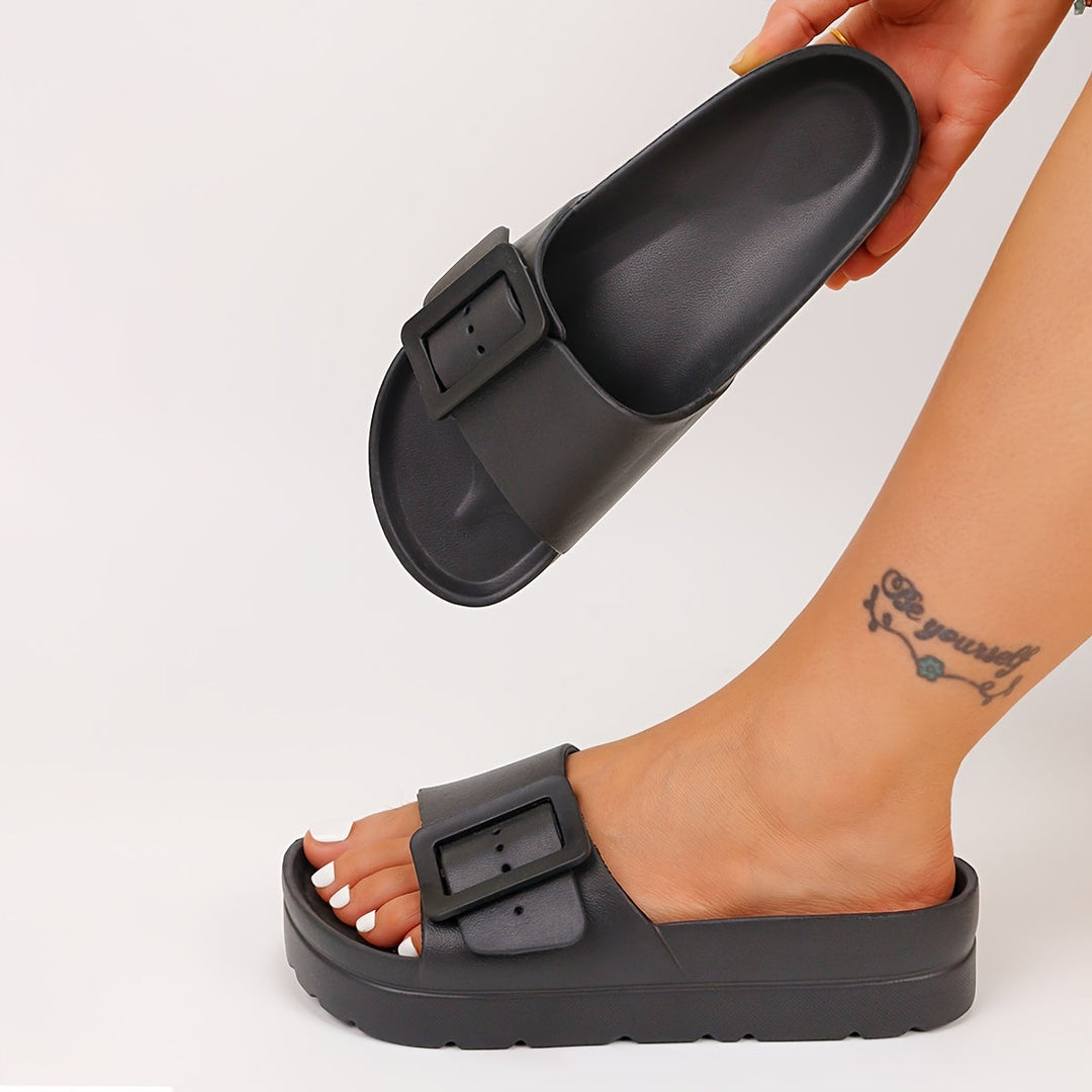 Stilla | Kvinders Sandaler: Justerbar Spænde, Komfortable, Afslappede, Strandflip Flops