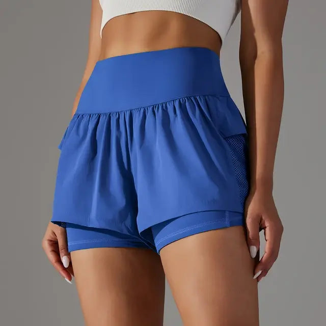 Skovae | Gym Sport Løbe Shorts til Damer med Høj Talje