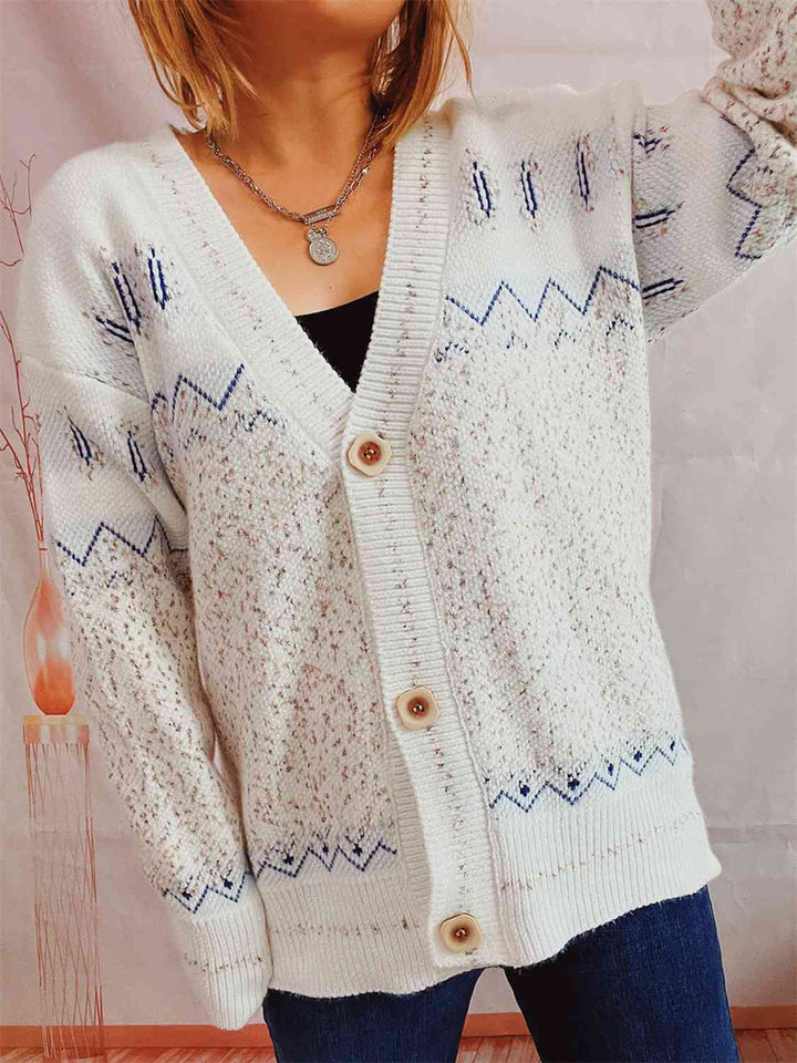 Stilla | Knappe Front Langærmet Cardigan