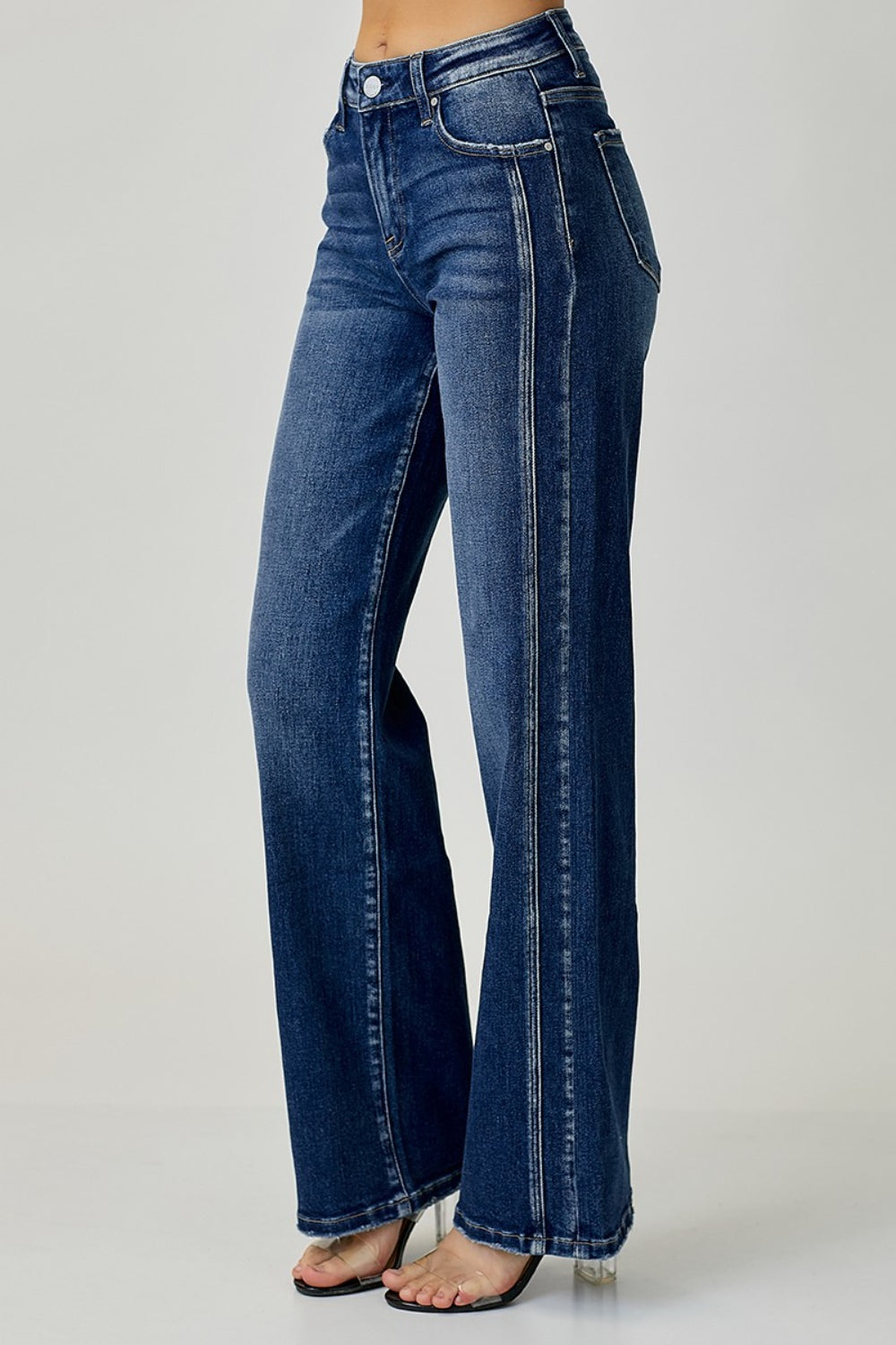 Stilla | Mellemhøj Straight Jeans