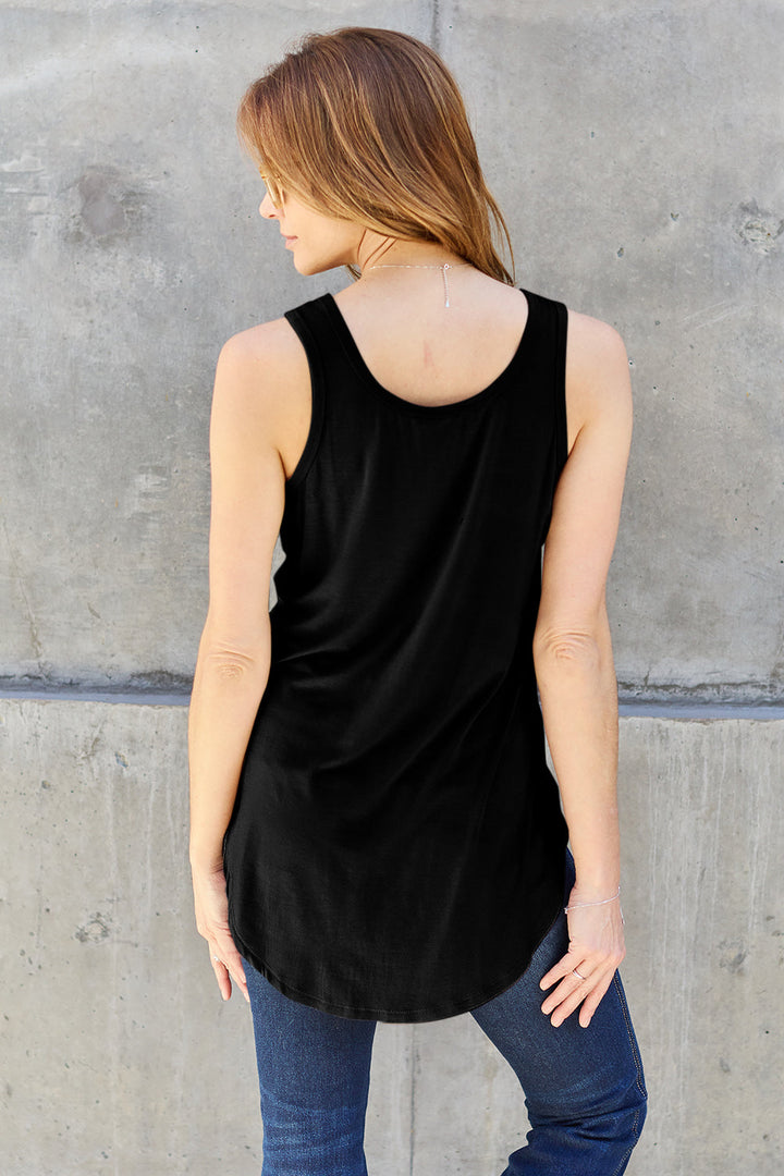 Stilla | Bae Bamboo Full Size Rund Hals Tanktop