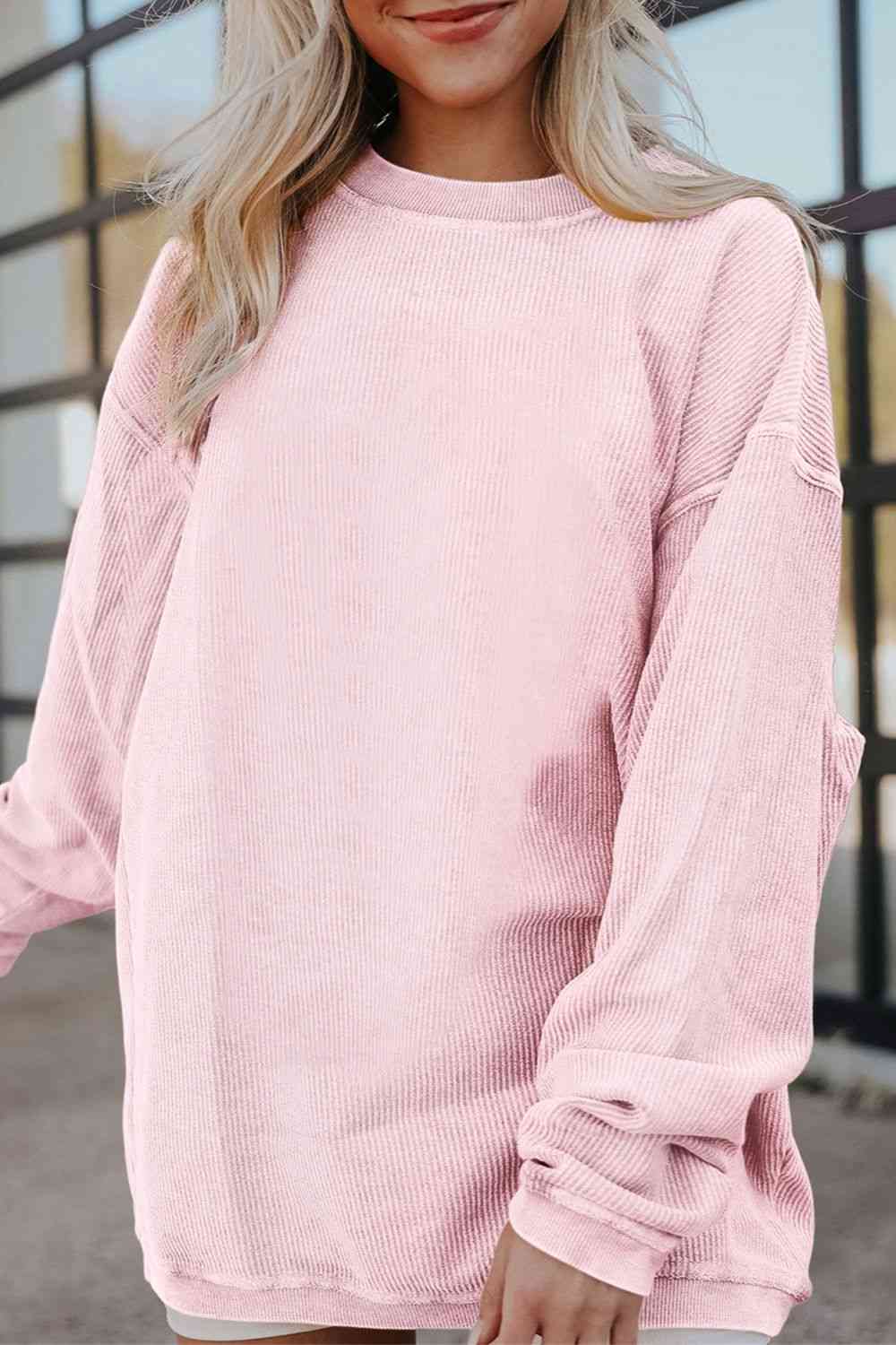 Stilla | Rund Hals Drop Shoulder Sweatshirt