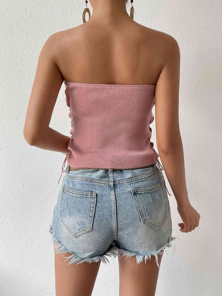 Stilla | Detaljeret Snørebånd Tube Top
