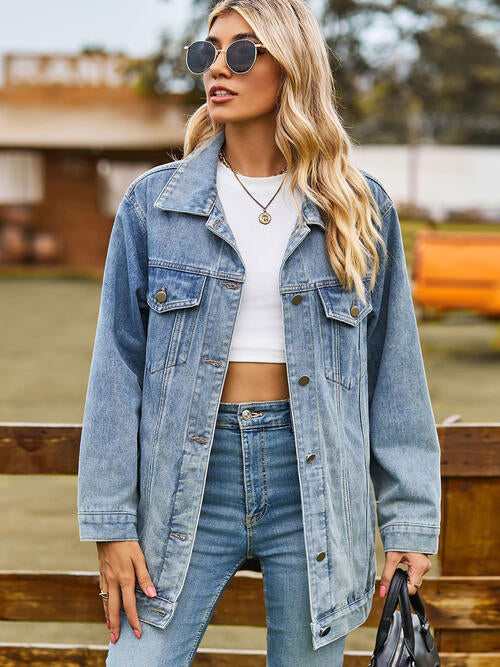 Stilla | Denimjakke Med Lommer