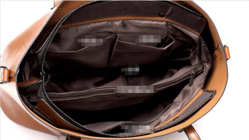 Stilla | Vintageskuldertaske i læder
