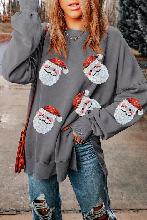 Stilla | Santa Rund Hals Slids Sweatshirt