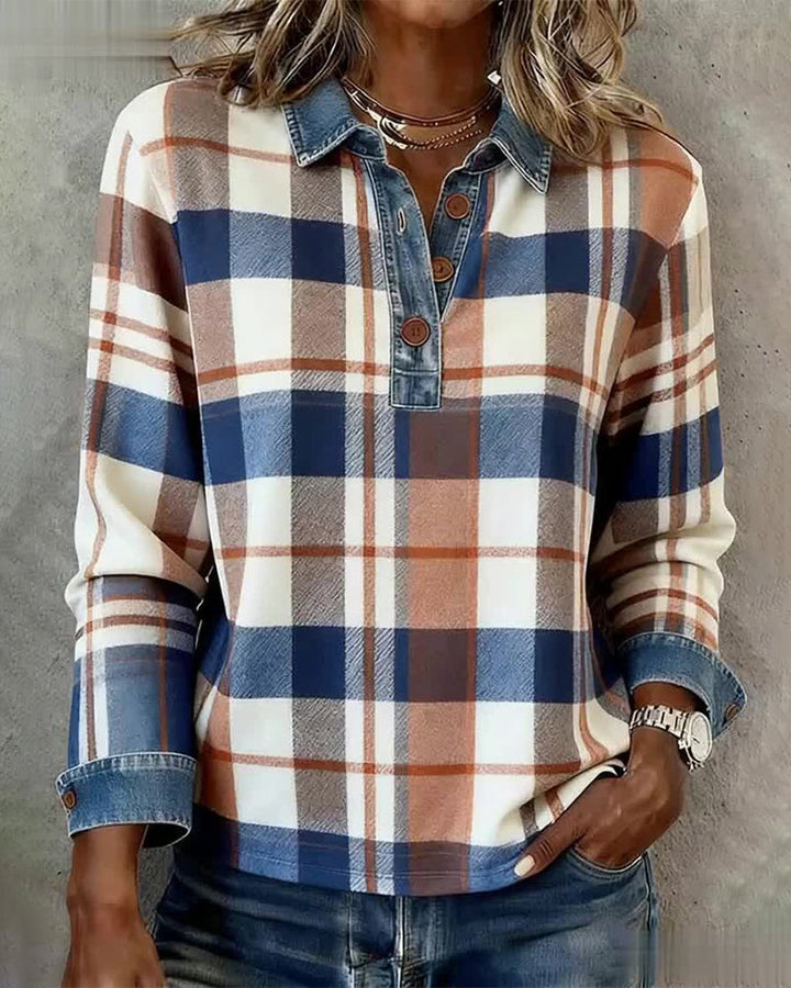 Stilla | Lækker Denim Patchwork Ternet