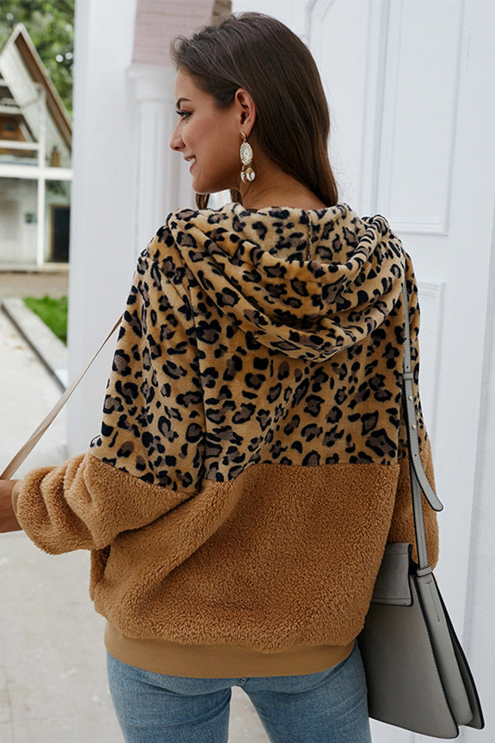 Stilla | Sweatshirt med leopardmønster