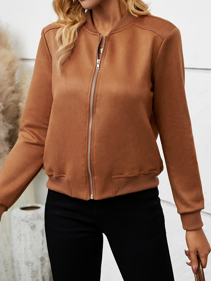 Stilla | Dame Zip-Up Fritids Bomberjakke