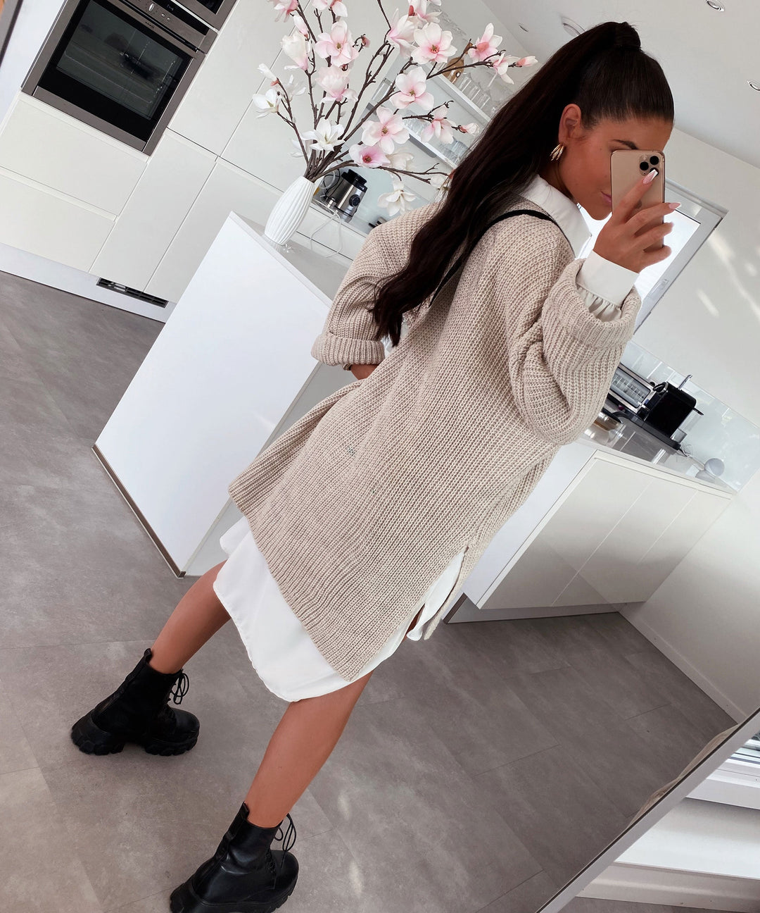 Stilla | Cozy Oversized Strik Sweater I Blød Beige