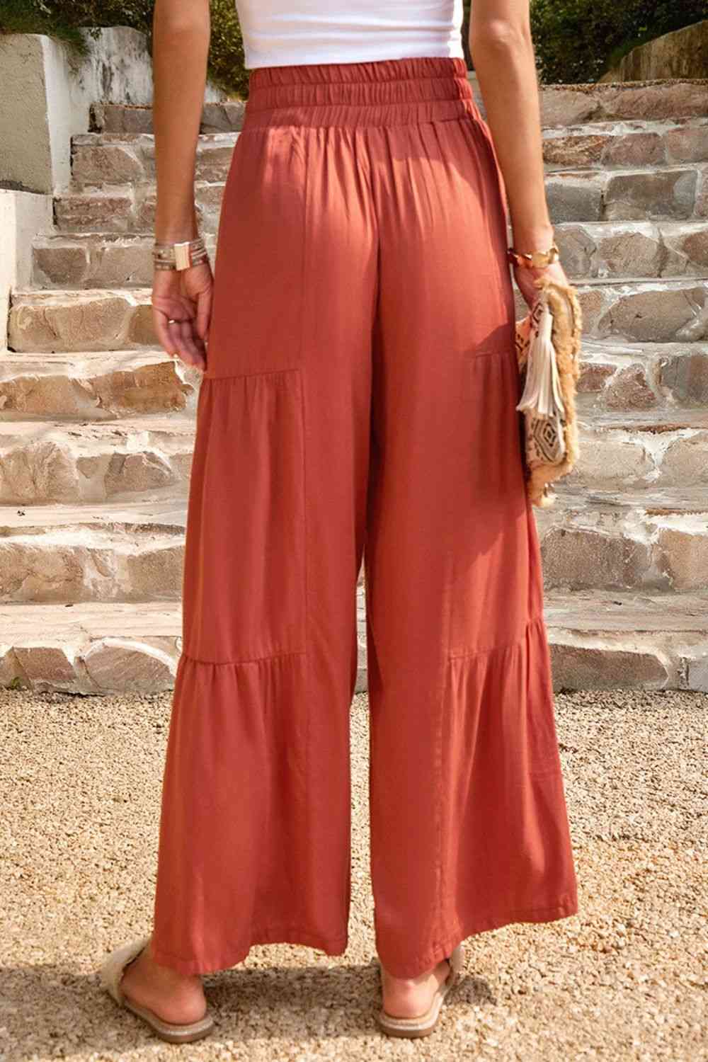 Stilla | Front Smocked Tiered Bukser