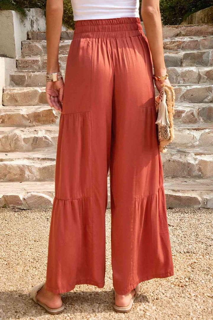 Stilla | Front Smocked Tiered Bukser