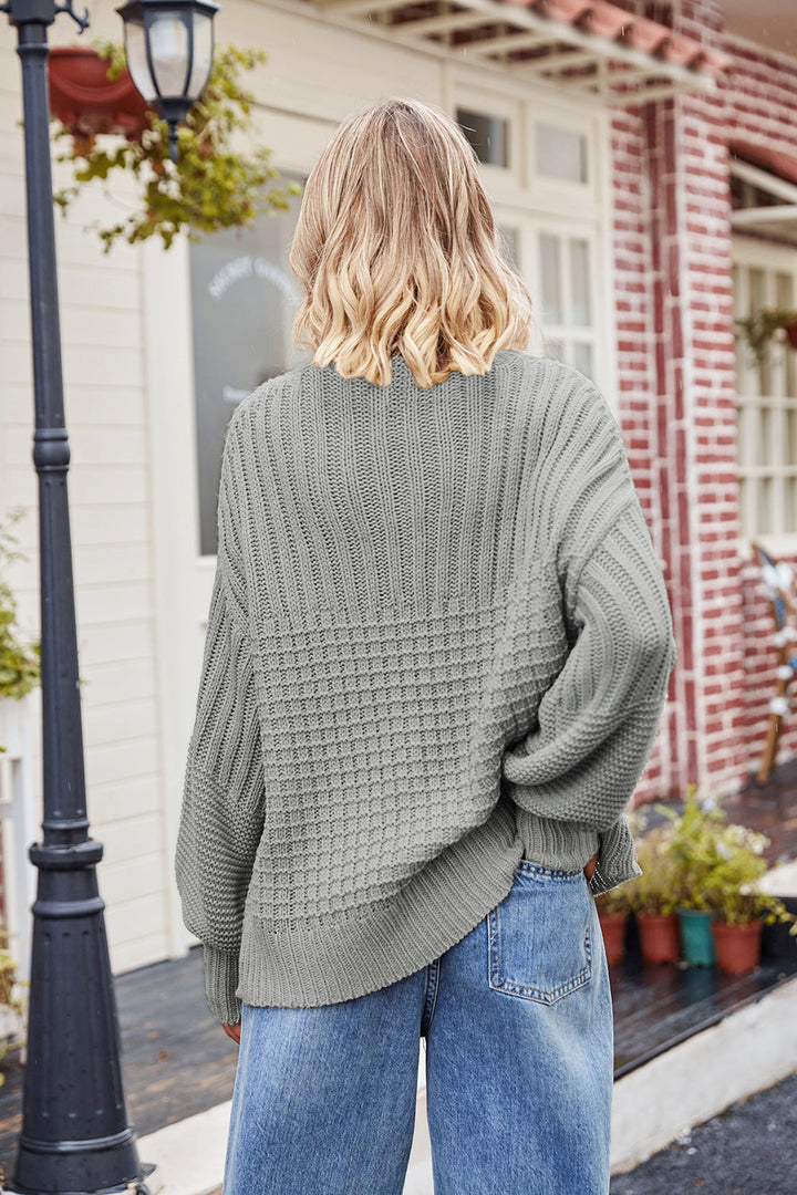 Stilla | Drop Shoulder Lantern Sleeve Sweater
