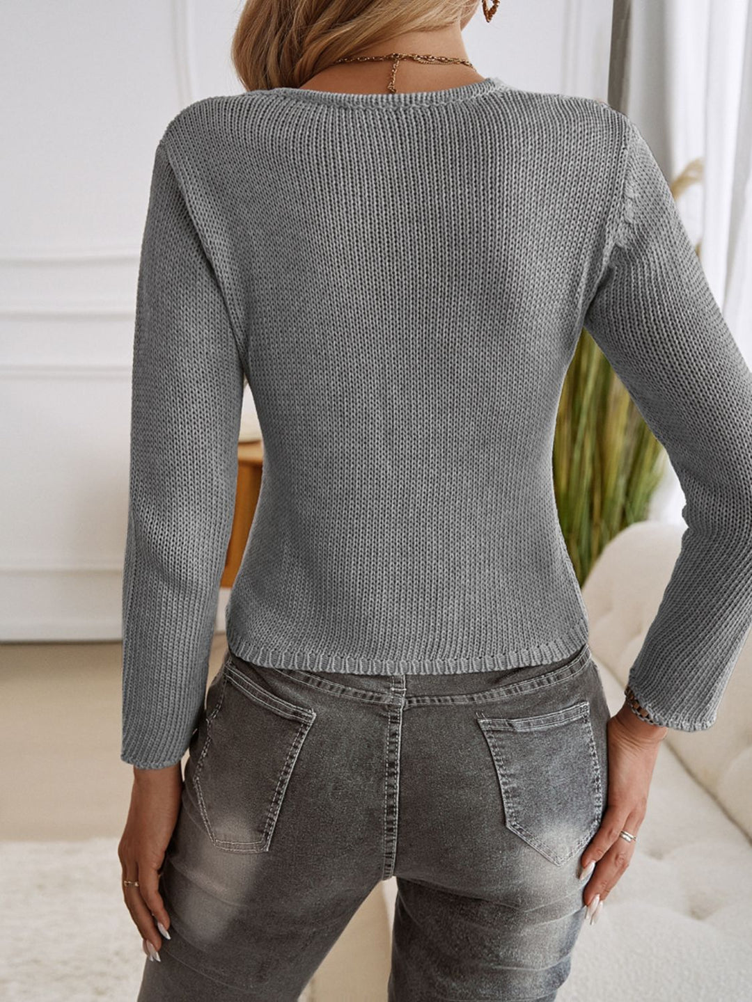 Stilla | Langærmet Kort Cardigan