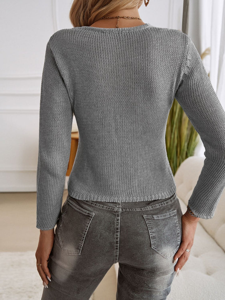 Stilla | Langærmet Kort Cardigan