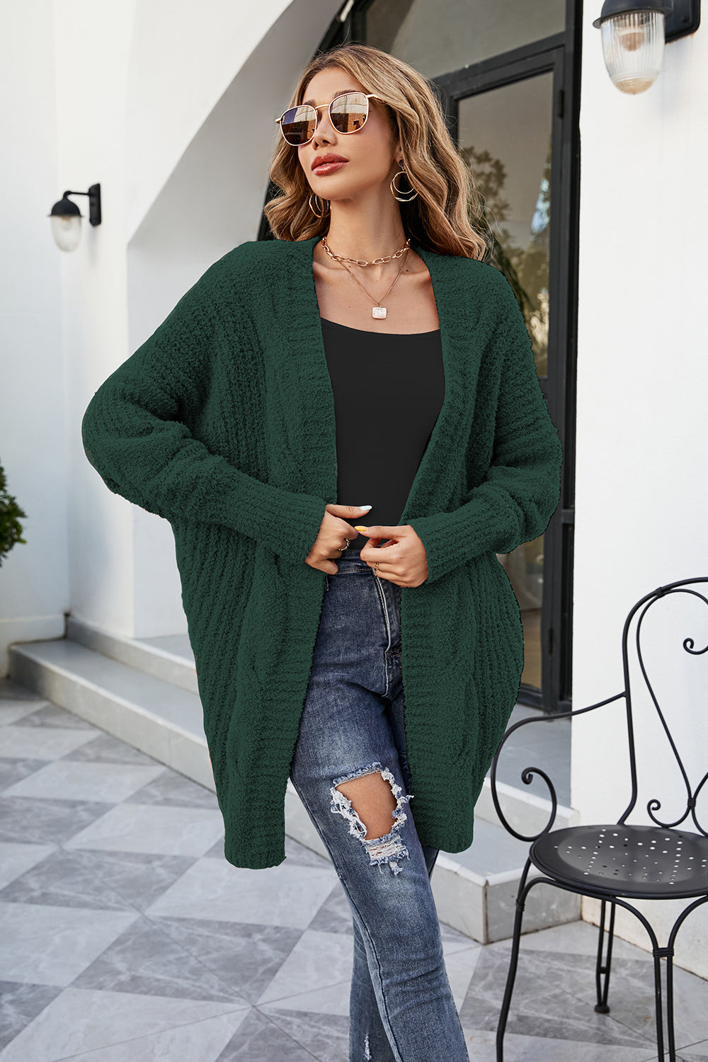 Stilla | Front Dolman Ærme Cardigan