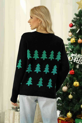 Stilla | Tree Rund Hals Ribbet Trim Sweater