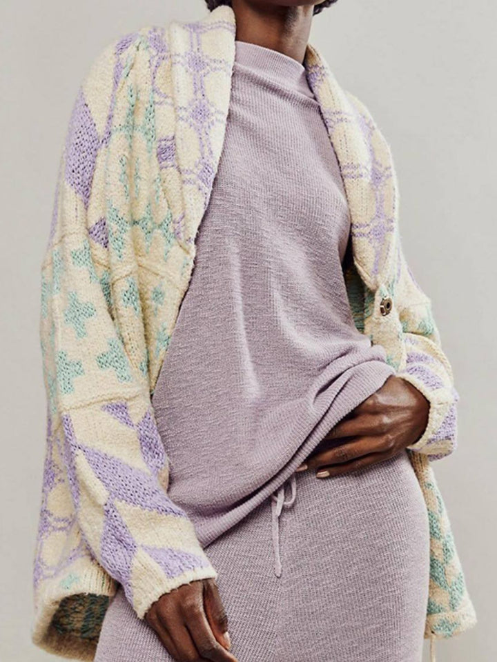 Stilla | V Hals Langærmet Cardigan