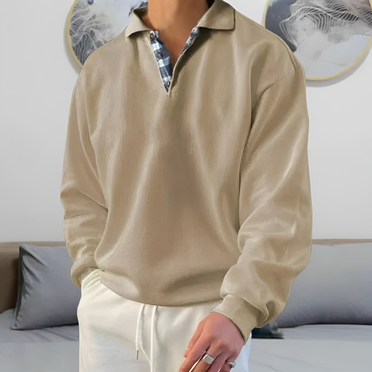 Stilla | Løs Polo Sweatshirt